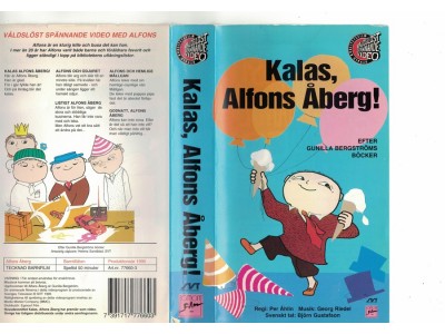 Kalas , Alfons Åberg   VHS